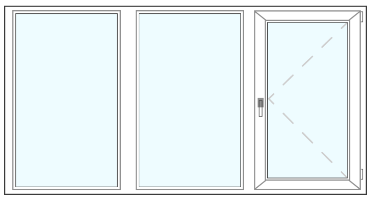 Пластиковая лоджия с окнами Veka Artline 82